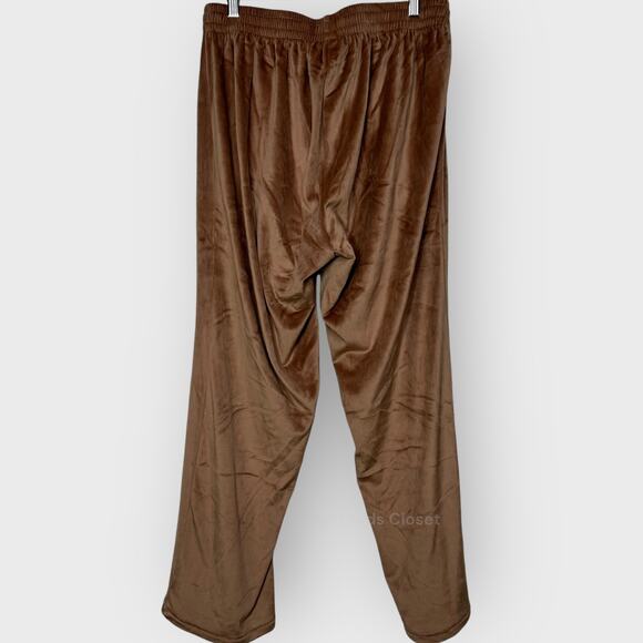 SKIMS Limited Edition Velour Wide Leg Sweatpants | Medium | Sienna High Rise - Picture 8 of 9